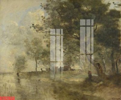 File gốc Tranh sơn dầu phương tây tổng hợp STS2633 (in lụa) họa tiết 3D