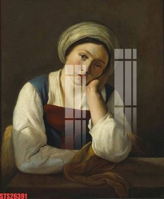 File gốc Tranh sơn dầu phương tây tổng hợp STS26391 (in lụa) tranh mã đáo