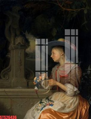 File ảnh Tranh sơn dầu phương tây tổng hợp STS26436 (gốc) in poster