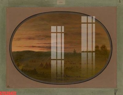 File gốc Tranh sơn dầu phương tây tổng hợp STS26472 (in mica) làm bảng hiệu