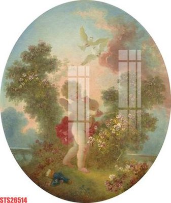 File ảnh Tranh sơn dầu phương tây tổng hợp STS26514 (gốc) in biển hiệu