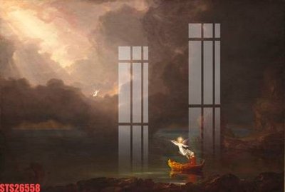 Chi tiết file tranh tráng gương Tranh sơn dầu phương tây tổng hợp STS26558 (ảnh gốc)