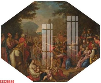 File gốc Tranh sơn dầu phương tây tổng hợp STS26630 (in lụa) chi tiết cao