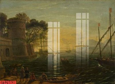 File gốc Tranh sơn dầu phương tây tổng hợp STS26638 (phong cách) châu Âu