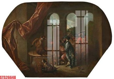 File gốc Tranh sơn dầu phương tây tổng hợp STS26648 (in lụa) tranh mã đáo