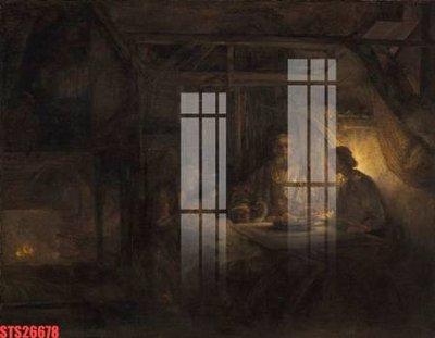 File gốc Tranh sơn dầu phương tây tổng hợp STS26678 (PSD/TIFF) độ phân giải cao