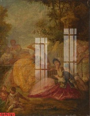 Download file ảnh gốc Tranh sơn dầu phương tây tổng hợp STS26715 để in ấn