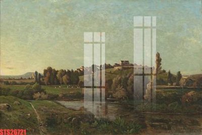 File in ấn Tranh sơn dầu phương tây tổng hợp STS26721 chuyên nghiệp