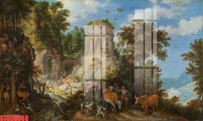 File tranh quảng cáo Tranh sơn dầu phương tây tổng hợp STS26868 (download file gốc)