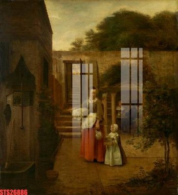 File tranh PSD Tranh sơn dầu phương tây tổng hợp STS26886 chất lượng cao