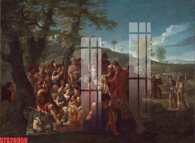 File tranh Tranh sơn dầu phương tây tổng hợp STS26950 (bản gốc) treo tường