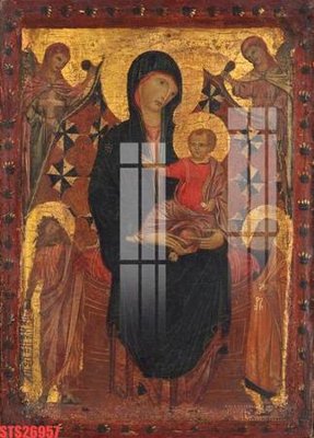 File in trần Tranh sơn dầu phương tây tổng hợp STS26957 (file gốc) hoa văn 3D