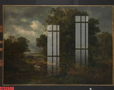 File PSD Tranh sơn dầu phương tây tổng hợp STS2698 (gốc) nhiều lớp (multi-layer)