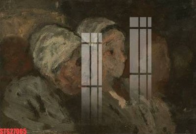 File in trần Tranh sơn dầu phương tây tổng hợp STS27065 (bản gốc 3D) sống động