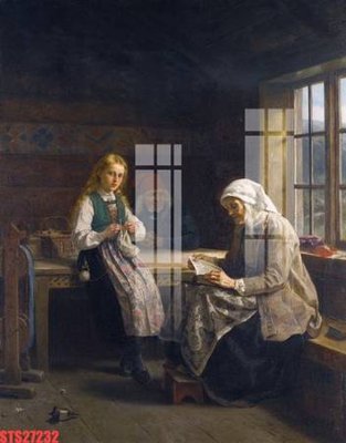 File tranh gốc Tranh sơn dầu phương tây tổng hợp STS27232 (bản quyền) độc đáo