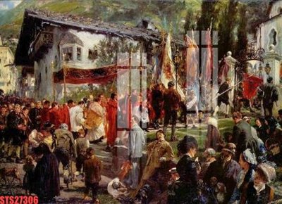 File tranh Tranh sơn dầu phương tây tổng hợp STS27306 (bản gốc) in lụa 5D