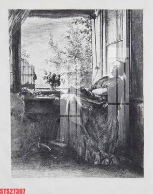 File ảnh Tranh sơn dầu phương tây tổng hợp STS27307 (gốc) in standee