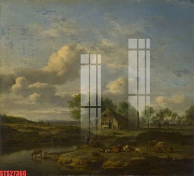 Download file Tranh sơn dầu phương tây tổng hợp STS27366 (gốc) in mica bàn thờ