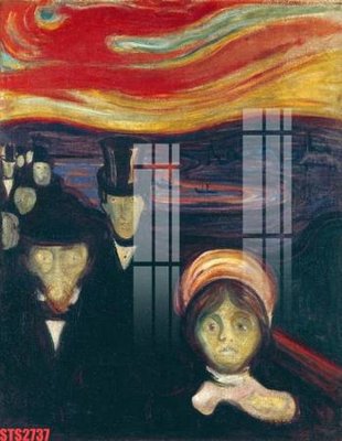 File gốc Tranh sơn dầu phương tây tổng hợp STS2737 (in tráng gương) ốp tường