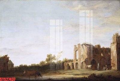 Download file gốc Tranh sơn dầu phương tây tổng hợp STS27437 (in mica) trong suốt