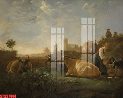 File ảnh Tranh sơn dầu phương tây tổng hợp STS27444 (gốc) in poster