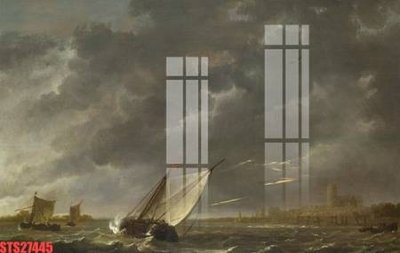 Download file Tranh sơn dầu phương tây tổng hợp STS27445 (gốc) in mica ốp bếp