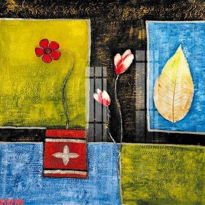 File gốc Tranh sơn dầu phương tây tổng hợp STS2745 (chuẩn CMYK) cho nhà in