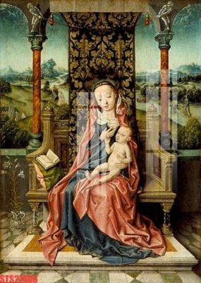 File in lụa Tranh sơn dầu phương tây tổng hợp STS27456 (hoa văn) Tranh sơn dầu phương tây tổng hợp STS27456