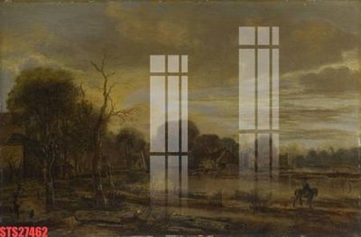 File tranh Tranh sơn dầu phương tây tổng hợp STS27462 (bản gốc) in lụa 5D