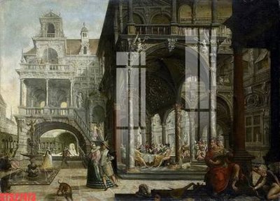 File ảnh Tranh sơn dầu phương tây tổng hợp STS27473 (gốc) cho trang trí nhà hàng