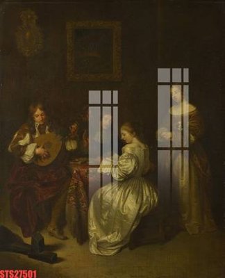 Tải xuống file tranh gốc Tranh sơn dầu phương tây tổng hợp STS27501 (PSD/TIFF)