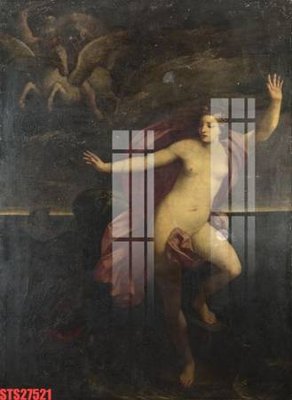 File in trần Tranh sơn dầu phương tây tổng hợp STS27521 (file gốc) chủ đề vũ trụ