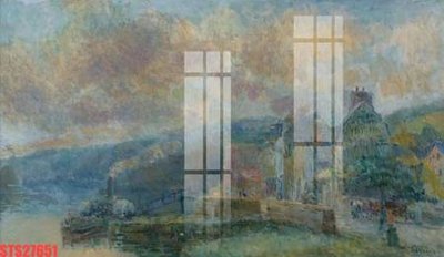 File gốc Tranh sơn dầu phương tây tổng hợp STS27651 (in tráng gương) nghệ thuật