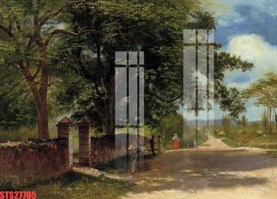 File ảnh Tranh sơn dầu phương tây tổng hợp STS27705 (gốc) in PP, decal