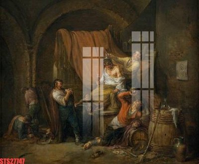 Ảnh gốc Tranh sơn dầu phương tây tổng hợp STS27747 (độ nét cao) in mica