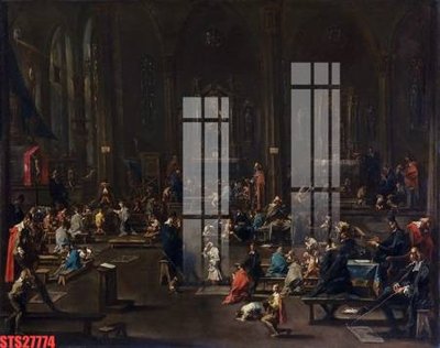 File in mica Tranh sơn dầu phương tây tổng hợp STS27774 (ảnh gốc) đẹp