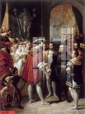 File ảnh Tranh sơn dầu phương tây tổng hợp STS27828 (gốc) trang trí khách sạn