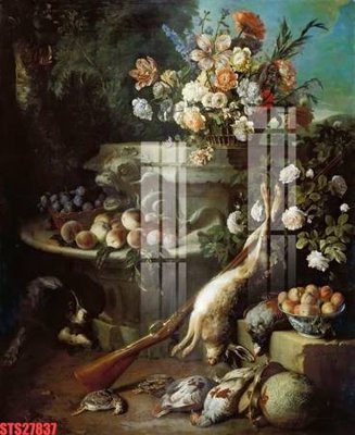 File tranh Tranh sơn dầu phương tây tổng hợp STS27837 (gốc) phong cách tối giản