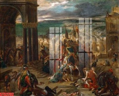 File in trần Tranh sơn dầu phương tây tổng hợp STS2792 (bản gốc) 5D