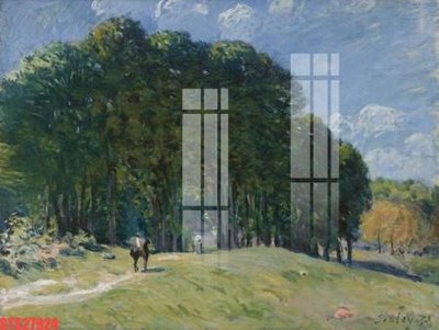 File tranh Tranh sơn dầu phương tây tổng hợp STS27924 (gốc) in trên kính