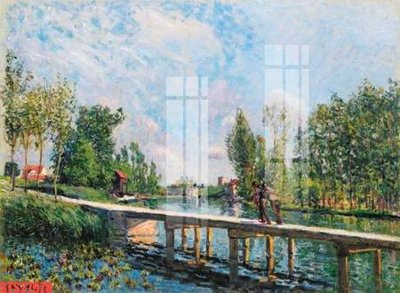 File gốc Tranh sơn dầu phương tây tổng hợp STS27978 (in lụa) tranh thuận buồm