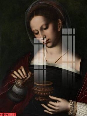 File ảnh Tranh sơn dầu phương tây tổng hợp STS28098 (gốc) in biển hiệu