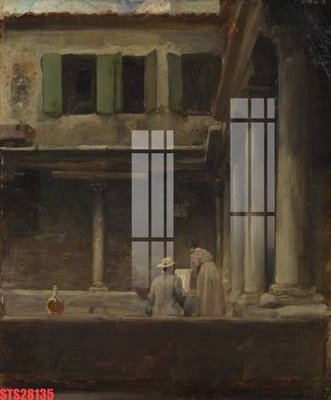 File PSD Tranh sơn dầu phương tây tổng hợp STS28135 (bản gốc) dễ dàng edit