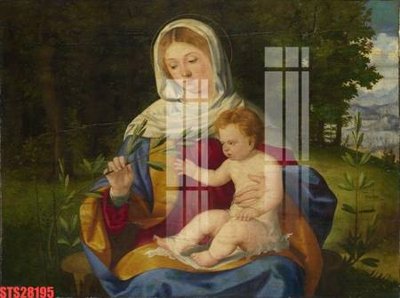 File gốc in mica Tranh sơn dầu phương tây tổng hợp STS28195 chất lượng