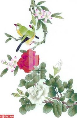 File gốc Tranh sơn dầu phương tây tổng hợp STS2822 (in tráng gương) ốp tường