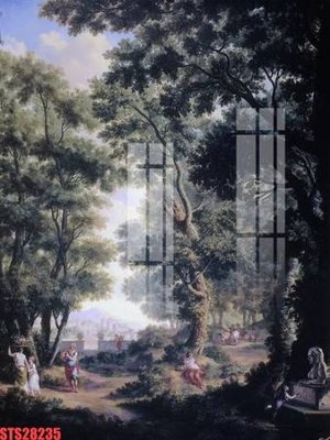 File PSD Tranh sơn dầu phương tây tổng hợp STS28235 (gốc) tách lớp chi tiết