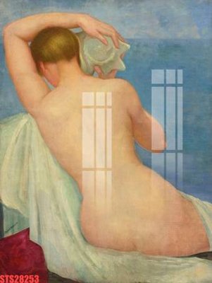 Download file gốc Tranh sơn dầu phương tây tổng hợp STS28253 (in mica) trang trí