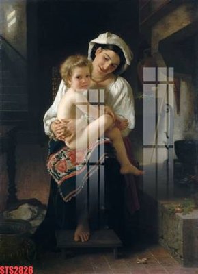 Ảnh gốc file in lụa Tranh sơn dầu phương tây tổng hợp STS2826 chi tiết