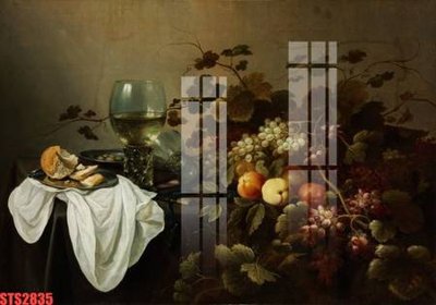 File PSD Tranh sơn dầu phương tây tổng hợp STS2835 (gốc) tách lớp chi tiết