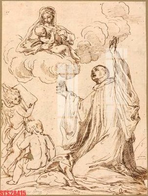 Hình ảnh file gốc in trần nhà Tranh sơn dầu phương tây tổng hợp STS28415